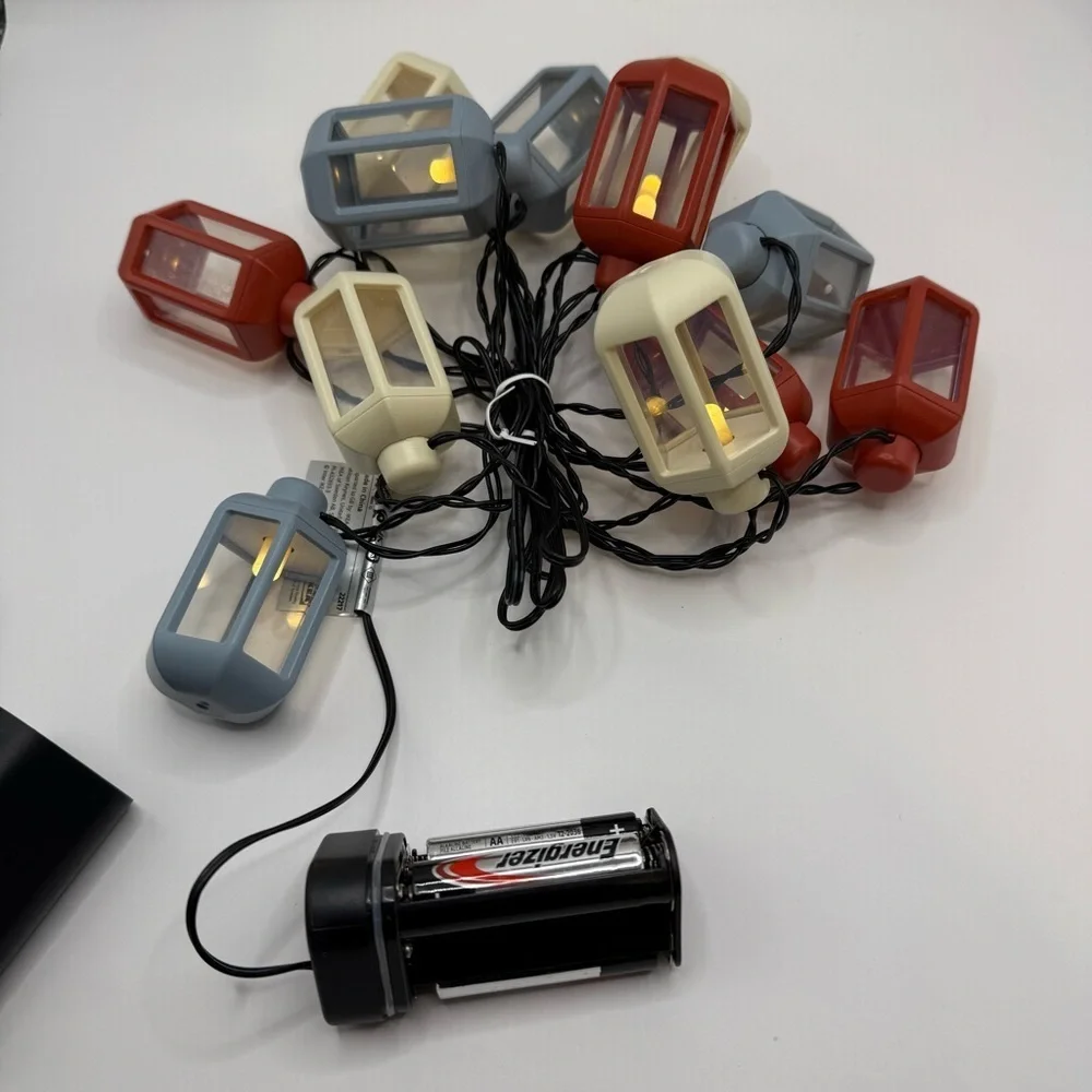 IKEA SOMMARLANKE Led String Mini Lantern Lights, 12 Lights, Battery Operated